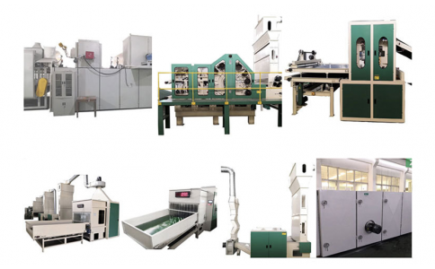 無(wú)膠棉生產(chǎn)線單機(jī)設(shè)備說(shuō)明